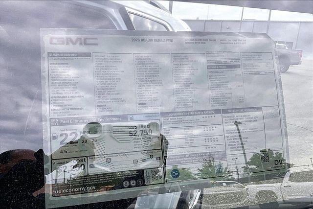 2026 GMC Acadia Denali