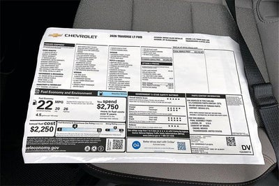 2026 Chevrolet Traverse LT