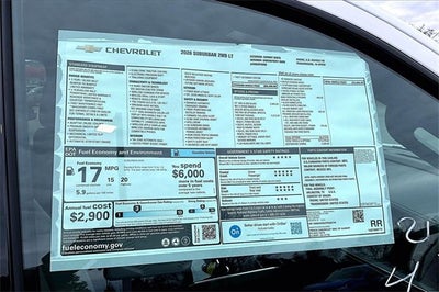 2026 Chevrolet Suburban LT