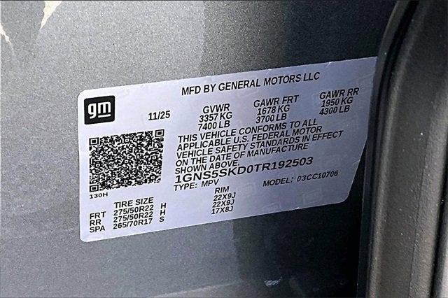 2026 Chevrolet Tahoe Premier