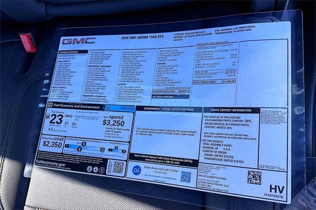 2026 GMC Sierra 1500 AT4