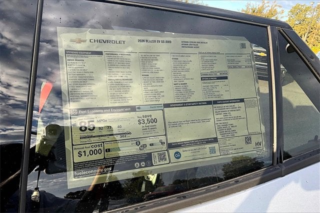 2026 Chevrolet Blazer EV SS