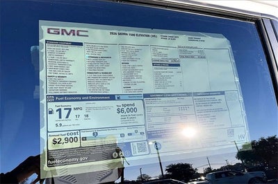2026 GMC Sierra 1500 Elevation