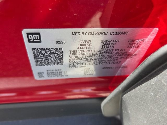 2026 Chevrolet Trax 1RS