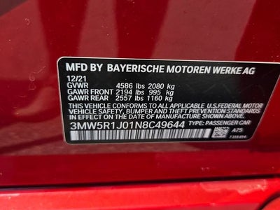 2022 BMW 3 Series 330i