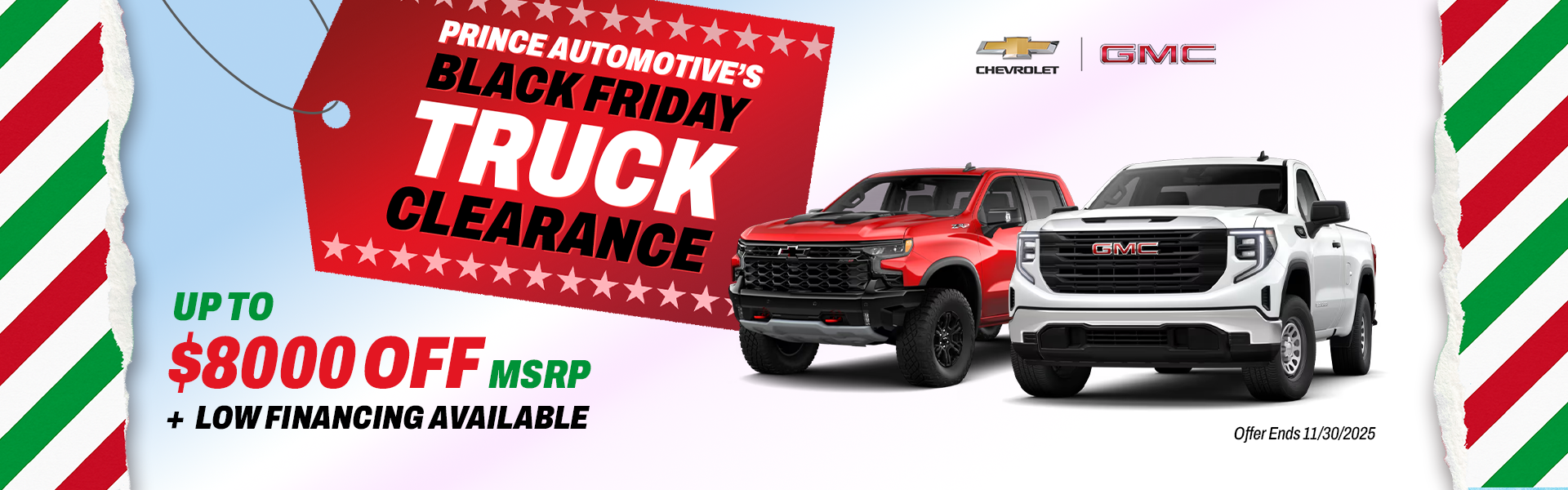 Black Friday Truck Clearance 
