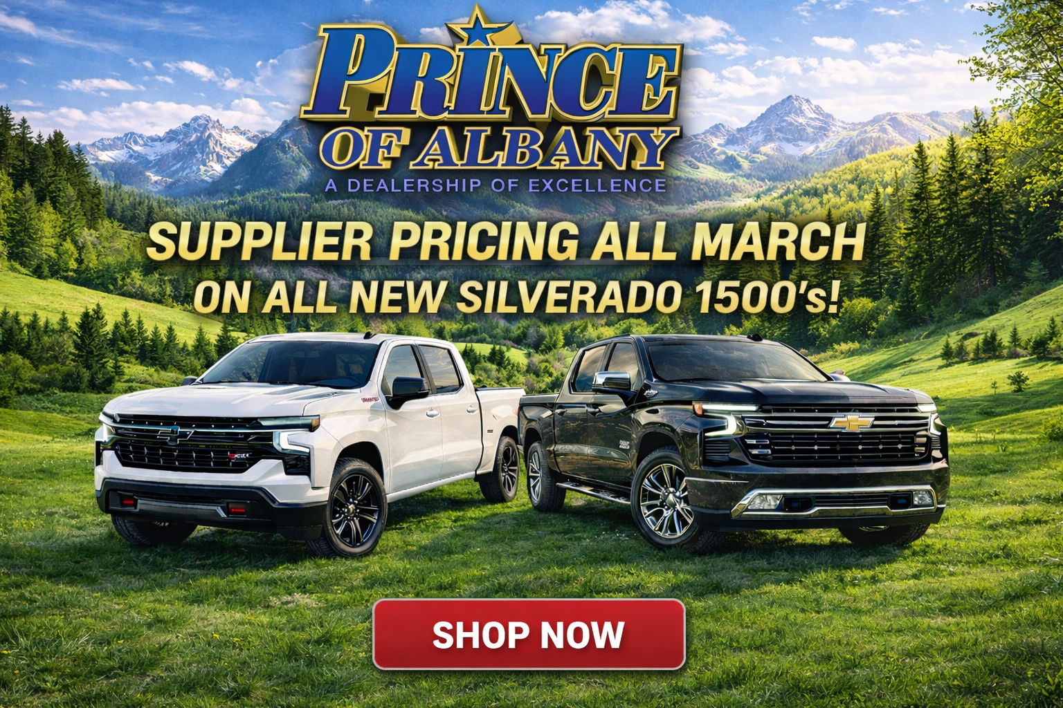 Supplier Pricing All March!