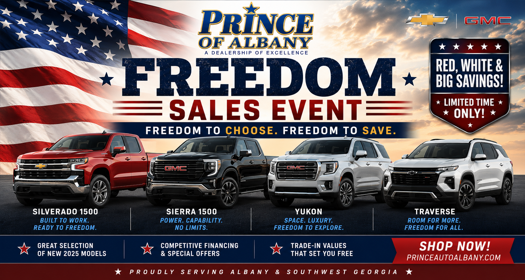 Freedom Sales Event